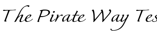 Font : Italican-Script-Expand Custom Text : The Pirate Way Test your own text here Click to download or to view this font on a tshirt that can be custom printed in Bali