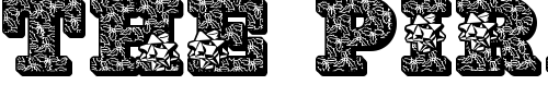 Font : JFHollyBows Custom Text : The Pirate Way Test your own text here Click to download or to view this font on a tshirt that can be custom printed in Bali