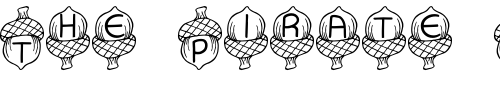 Font : JI-Acorn Custom Text : The Pirate Way Test your own text here Click to download or to view this font on a tshirt that can be custom printed in Bali