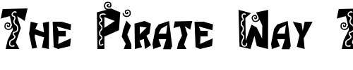 Font : JI-Fajita Custom Text : The Pirate Way Test your own text here Click to download or to view this font on a tshirt that can be custom printed in Bali