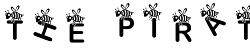 Font : JLR-Bizzy-Beez Custom Text : The Pirate Way Test your own text here Click to download or to view this font on a tshirt that can be custom printed in Bali