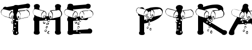 Font : JLR-Placebo Custom Text : The Pirate Way Test your own text here Click to download or to view this font on a tshirt that can be custom printed in Bali