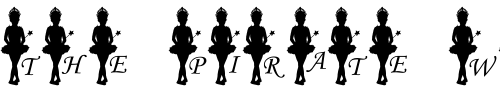 Font : JLR-Princessa Custom Text : The Pirate Way Test your own text here Click to download or to view this font on a tshirt that can be custom printed in Bali