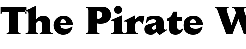 Font : JaegerDailyNews-ExtraBold Custom Text : The Pirate Way Test your own text here Click to download or to view this font on a tshirt that can be custom printed in Bali