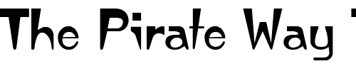 Font : Japanette-DB Custom Text : The Pirate Way Test your own text here Click to download or to view this font on a tshirt that can be custom printed in Bali
