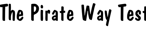 Font : JargonSSK-Regular Custom Text : The Pirate Way Test your own text here Click to download or to view this font on a tshirt that can be custom printed in Bali
