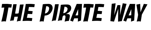 Font : Java-Kick-BTN-Cond-Oblique Custom Text : The Pirate Way Test your own text here Click to download or to view this font on a tshirt that can be custom printed in Bali