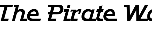 Font : JavelinBold Custom Text : The Pirate Way Test your own text here Click to download or to view this font on a tshirt that can be custom printed in Bali