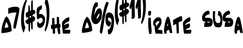 Font : JazzCord-Regular Custom Text : The Pirate Way Test your own text here Click to download or to view this font on a tshirt that can be custom printed in Bali