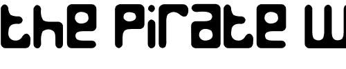Font : Jed-the-Humanoid Custom Text : The Pirate Way Test your own text here Click to download or to view this font on a tshirt that can be custom printed in Bali