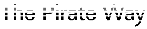 Font : JeffBeckerGradientC-Medium Custom Text : The Pirate Way Test your own text here Click to download or to view this font on a tshirt that can be custom printed in Bali