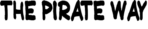 Font : JeffreyPrint-JL-Condensed Custom Text : The Pirate Way Test your own text here Click to download or to view this font on a tshirt that can be custom printed in Bali
