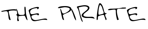 Font : JeffreysHand-Regular Custom Text : The Pirate Way Test your own text here Click to download or to view this font on a tshirt that can be custom printed in Bali