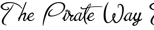 Font : JeffrianaJF Custom Text : The Pirate Way Test your own text here Click to download or to view this font on a tshirt that can be custom printed in Bali