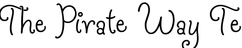 Font : Jelly-Bean Custom Text : The Pirate Way Test your own text here Click to download or to view this font on a tshirt that can be custom printed in Bali