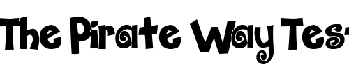 Font : JellyRoll Custom Text : The Pirate Way Test your own text here Click to download or to view this font on a tshirt that can be custom printed in Bali