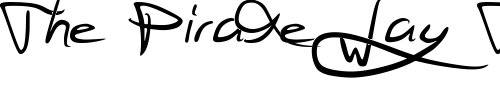 Font : Jellyka-jellyfish Custom Text : The Pirate Way Test your own text here Click to download or to view this font on a tshirt that can be custom printed in Bali