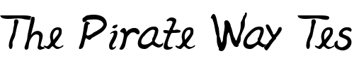 Font : Jenelson Custom Text : The Pirate Way Test your own text here Click to download or to view this font on a tshirt that can be custom printed in Bali