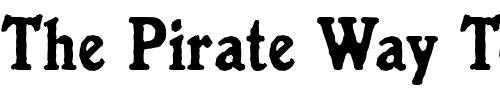 Font : Jenson_Becker_Bold_Cond Custom Text : The Pirate Way Test your own text here Click to download or to view this font on a tshirt that can be custom printed in Bali