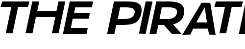 Font : Jera-Sans-Bold-Italic-JL Custom Text : The Pirate Way Test your own text here Click to download or to view this font on a tshirt that can be custom printed in Bali