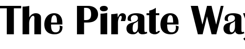 Font : JesseBecker-Bold Custom Text : The Pirate Way Test your own text here Click to download or to view this font on a tshirt that can be custom printed in Bali