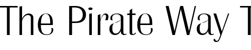 Font : JesseBecker-ExtraLight Custom Text : The Pirate Way Test your own text here Click to download or to view this font on a tshirt that can be custom printed in Bali