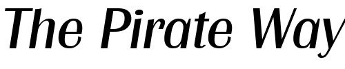 Font : JesseBecker-Italic Custom Text : The Pirate Way Test your own text here Click to download or to view this font on a tshirt that can be custom printed in Bali