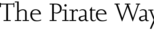 Font : Jessica-Serial-Light-Regular Custom Text : The Pirate Way Test your own text here Click to download or to view this font on a tshirt that can be custom printed in Bali
