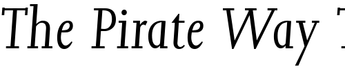 Font : Jessica-Serial-Light-RegularItalic Custom Text : The Pirate Way Test your own text here Click to download or to view this font on a tshirt that can be custom printed in Bali