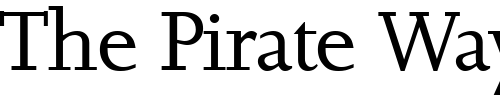 Font : Jessica-Serial-Regular Custom Text : The Pirate Way Test your own text here Click to download or to view this font on a tshirt that can be custom printed in Bali