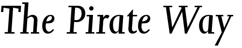 Font : JessicaBecker-Italic Custom Text : The Pirate Way Test your own text here Click to download or to view this font on a tshirt that can be custom printed in Bali