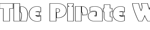 Font : JessyBeckerOutline-Regular Custom Text : The Pirate Way Test your own text here Click to download or to view this font on a tshirt that can be custom printed in Bali