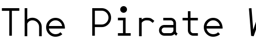 Font : JetJaneMono-Plain Custom Text : The Pirate Way Test your own text here Click to download or to view this font on a tshirt that can be custom printed in Bali