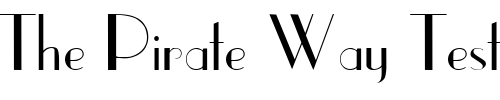 Font : JetSetSSK-Regular Custom Text : The Pirate Way Test your own text here Click to download or to view this font on a tshirt that can be custom printed in Bali