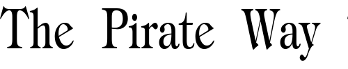 Font : JewelCondensed Custom Text : The Pirate Way Test your own text here Click to download or to view this font on a tshirt that can be custom printed in Bali