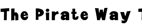 Font : Jiffy-Light Custom Text : The Pirate Way Test your own text here Click to download or to view this font on a tshirt that can be custom printed in Bali