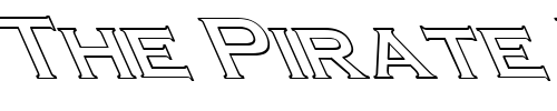 Font : Jigsaw-1 Custom Text : The Pirate Way Test your own text here Click to download or to view this font on a tshirt that can be custom printed in Bali