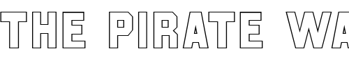 Font : Jim-DandyOutlines Custom Text : The Pirate Way Test your own text here Click to download or to view this font on a tshirt that can be custom printed in Bali