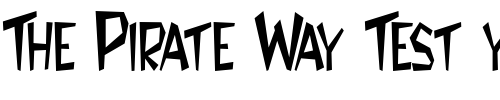 Font : Jitter-Condensed-Normal Custom Text : The Pirate Way Test your own text here Click to download or to view this font on a tshirt that can be custom printed in Bali