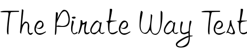 Font : JitterScriptSSK Custom Text : The Pirate Way Test your own text here Click to download or to view this font on a tshirt that can be custom printed in Bali