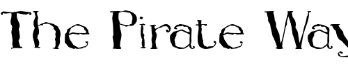Font : Jitterbug-ICG Custom Text : The Pirate Way Test your own text here Click to download or to view this font on a tshirt that can be custom printed in Bali