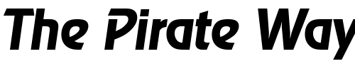 Font : JoeBecker-Bold-Italic Custom Text : The Pirate Way Test your own text here Click to download or to view this font on a tshirt that can be custom printed in Bali
