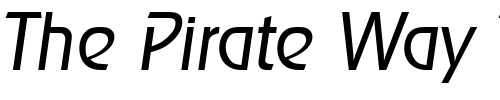 Font : JoeBecker-Light-Italic Custom Text : The Pirate Way Test your own text here Click to download or to view this font on a tshirt that can be custom printed in Bali