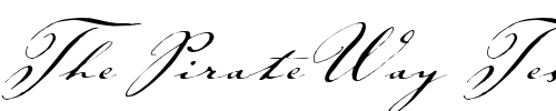 Font : Johann-Sparkling-ITC Custom Text : The Pirate Way Test your own text here Click to download or to view this font on a tshirt that can be custom printed in Bali