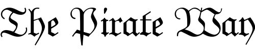 Font : JohannFraktur-Regular Custom Text : The Pirate Way Test your own text here Click to download or to view this font on a tshirt that can be custom printed in Bali