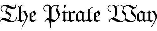 Font : JohannFraktur-Regular-DB Custom Text : The Pirate Way Test your own text here Click to download or to view this font on a tshirt that can be custom printed in Bali