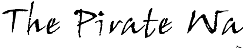 Font : John-Handy-LET-Plain-1 Custom Text : The Pirate Way Test your own text here Click to download or to view this font on a tshirt that can be custom printed in Bali