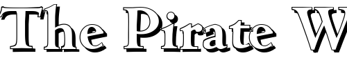 Font : JohnBeckerShadow-Bold Custom Text : The Pirate Way Test your own text here Click to download or to view this font on a tshirt that can be custom printed in Bali