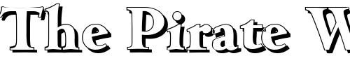 Font : JohnBeckerShadow-ExtraBold-Regular Custom Text : The Pirate Way Test your own text here Click to download or to view this font on a tshirt that can be custom printed in Bali