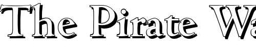 Font : JohnBeckerShadow-Medium-Regular Custom Text : The Pirate Way Test your own text here Click to download or to view this font on a tshirt that can be custom printed in Bali